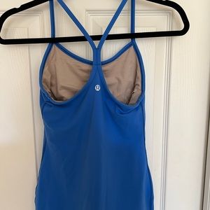 Lululemon bright blue tank